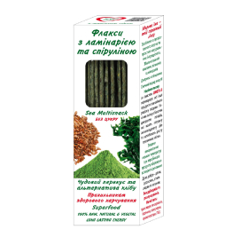 Флаксы с ламинарией и спирулиной. Только под заказ ящик 21 штука