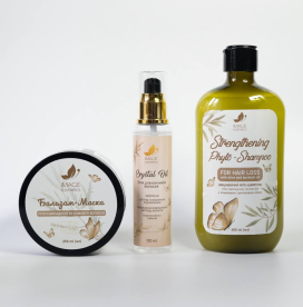 Image IMAGE cosmetics( Имидж) Набор против выпадения и для укрепления волос — шампунь, маска, масло для кончико 100 ml+250ml+400ml