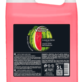 Серия «Energy of vitamins» мыло жидкое КАВУНОВОЕ, 5 л