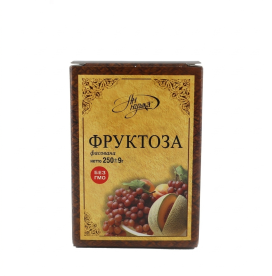 Фруктоза (в картонной упаковке) 250 г — натуральный заменитель сахара