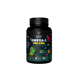 Омега-3 для детей / Omega-3 for Kids + Vitamins A & D3 300 mg / 120 Softgels