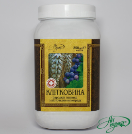 Клетчатка зародышей пшеницы с косточками винограда, 250г