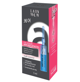 Сыворотка-мультикорректор для кожи вокруг глаз Lady Wow Anti Age Liftactiv Eye Serum, 5 мл