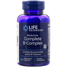 Life Extension BioActive Complete B-Complex 60 капсул — комплекс витаминов группы B