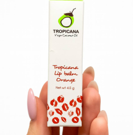 Coconut Lip Balm with Orange Aroma