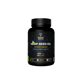 Healthy Nation Hemp Seed Oil Cold Pressed 500 mg