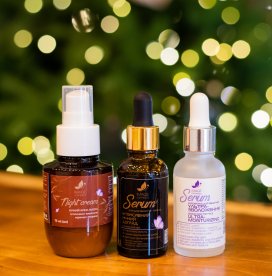 Image Cosmetics' Night Cream Mask+"Serum" face oil intensive night care.