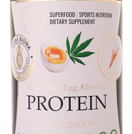 Organic Hemp Protein with Egg Albumin, Ice Cream Flavor | Terra Biona, 250 g