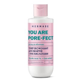 Тонер эксфолиант для лица с кислотами АНА MERMADE Glycolic Acid & Oak extract 150 мл