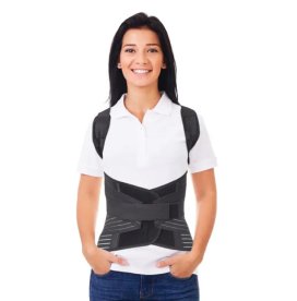 Posture Correction Corset, Detachable Porous "Lux" (656-ПР)
