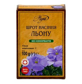 Шрот семян льна Житомирбиопродукт 100 г — источник клетчатки для пищеварения