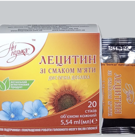 Лецитин со вкусом мяты в стиках — для поддержки мозга и нервной системы